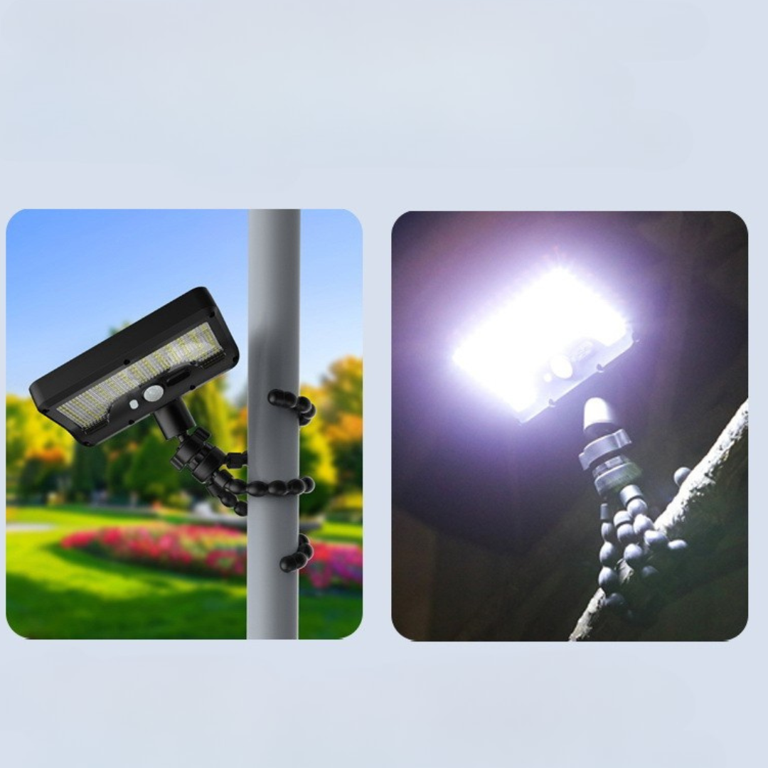 Lampe Solaire Extérieure avec Trépied Flexible