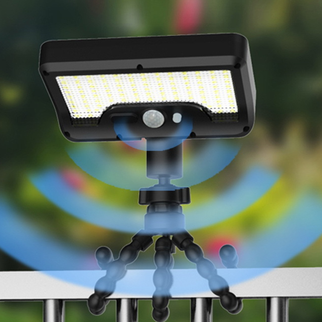 Lampe Solaire Extérieure avec Trépied Flexible