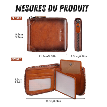 Mini portefeuille multi-carte rétro