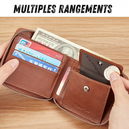 Mini portefeuille multi-carte rétro