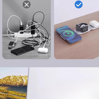 Station de charge 3 en 1