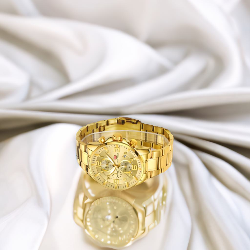 Montre Dorée Élégante pour homme luxe