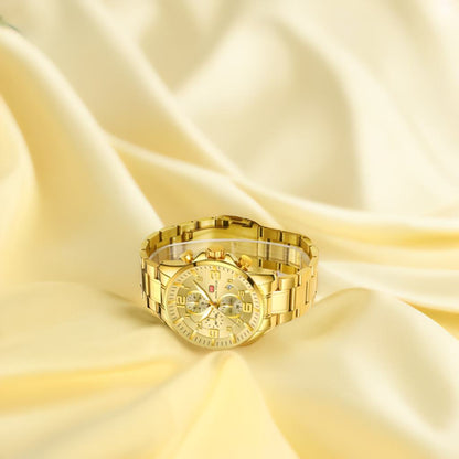 Montre Dorée Élégante pour homme luxe