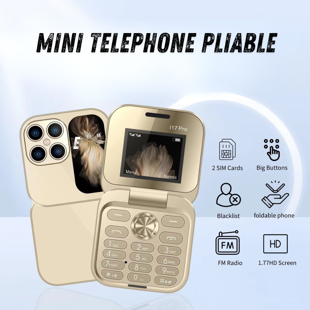 Mini flip téléphone style moderne