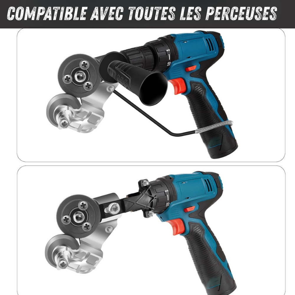 Cisaille à métaux polyvalent haute précision