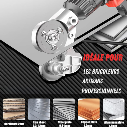 Cisaille à métaux polyvalent haute précision