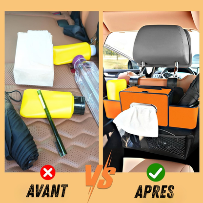 Boîte de rangement pour siège arrière de voiture
