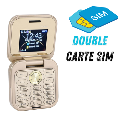 Mini flip téléphone style moderne