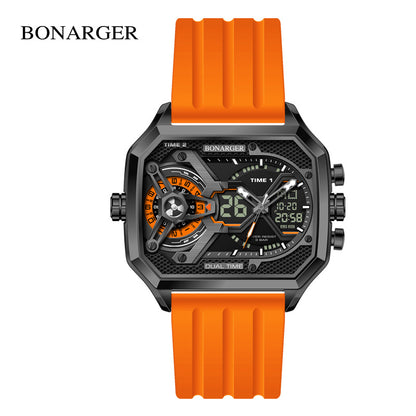 Montre numérique décontractée pour homme