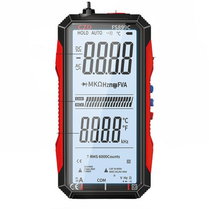 Multimètre numérique intelligent rechargeable